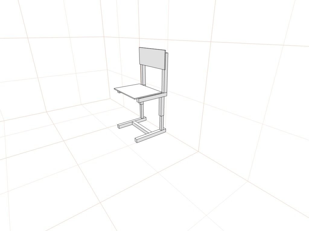 картинка Стул ученический регулируемый по высоте №4-№6 от магазина Одежда+