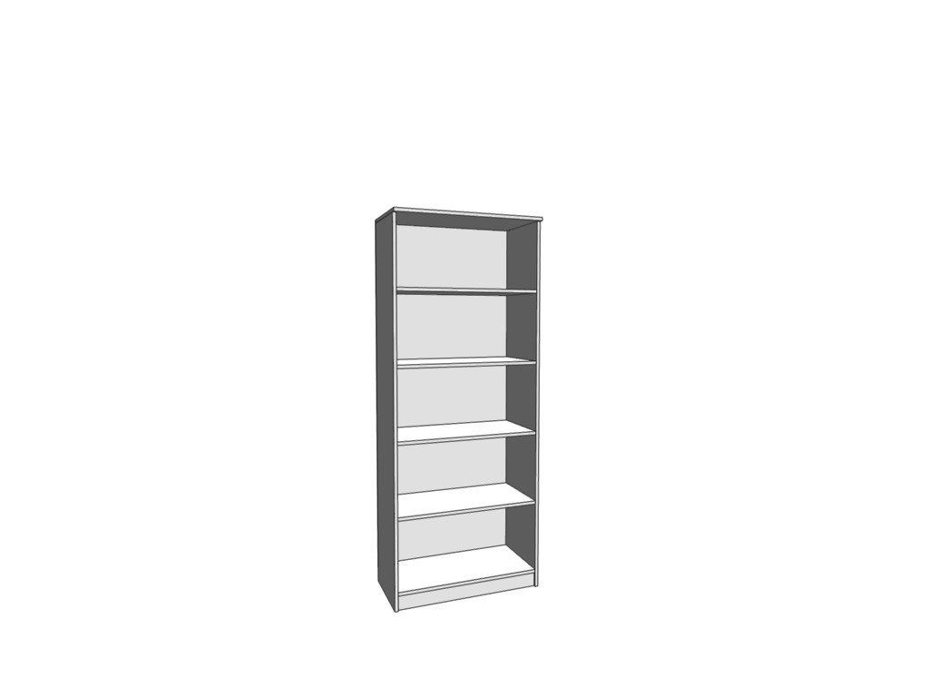 картинка Стеллаж для хранения книг пристенный от магазина Одежда+