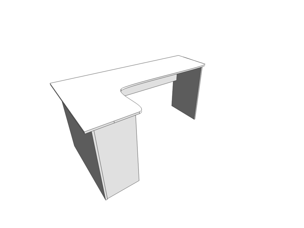 картинка Стол учителя с выкатной тумбой от магазина Одежда+